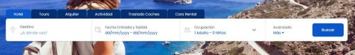 Travel Booking WordPress Theme spanish